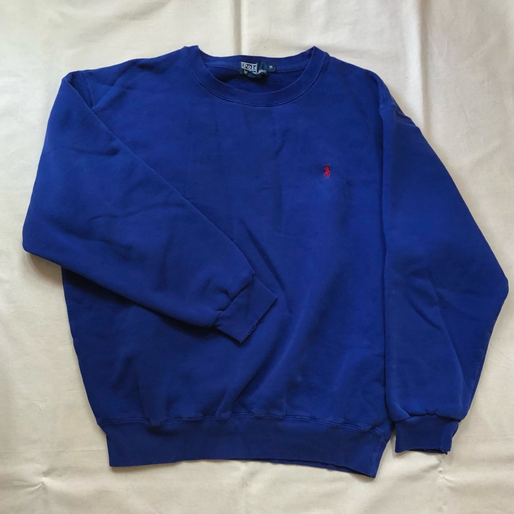 Polo Ralph Lauren Crewneck Sweatshirt size M cobalt blue